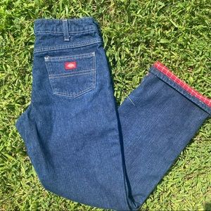 Dickies Women’s Jeans with Flannel Inside Size 6
